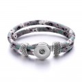 Ethnic Style Nusa Leather DIY Snap Bracelet
