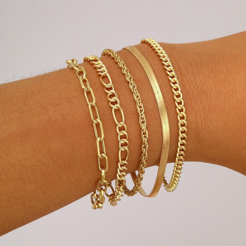 Bohemian Metal Chain 6-Piece Set Multilayer Chain