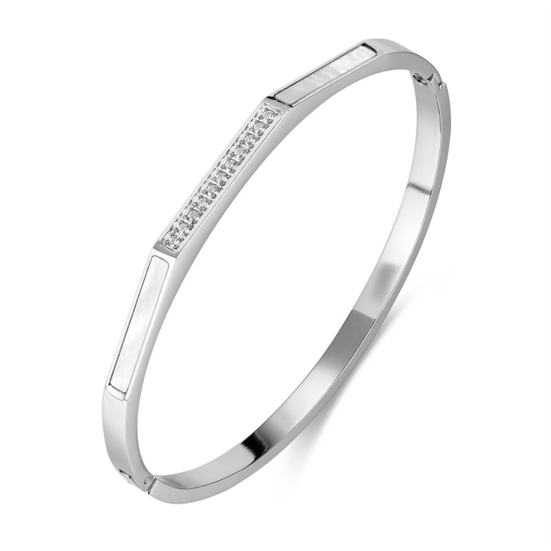 Vintage gold-plated titanium steel bracelet