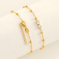 Commuter Titanium Steel Zirconia Bracelet