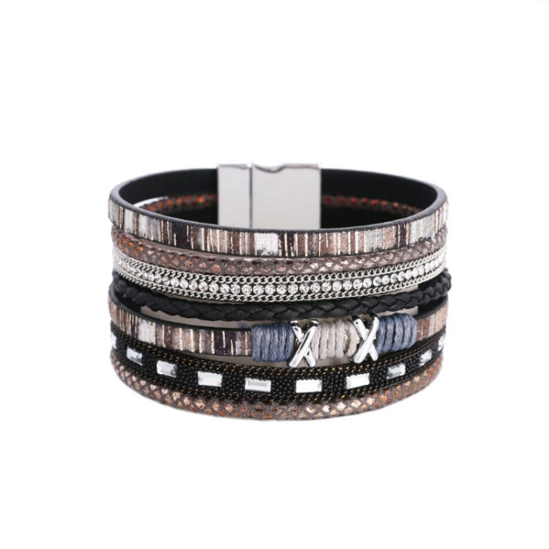 Bohemian Ethnic Style Wide Bracelet