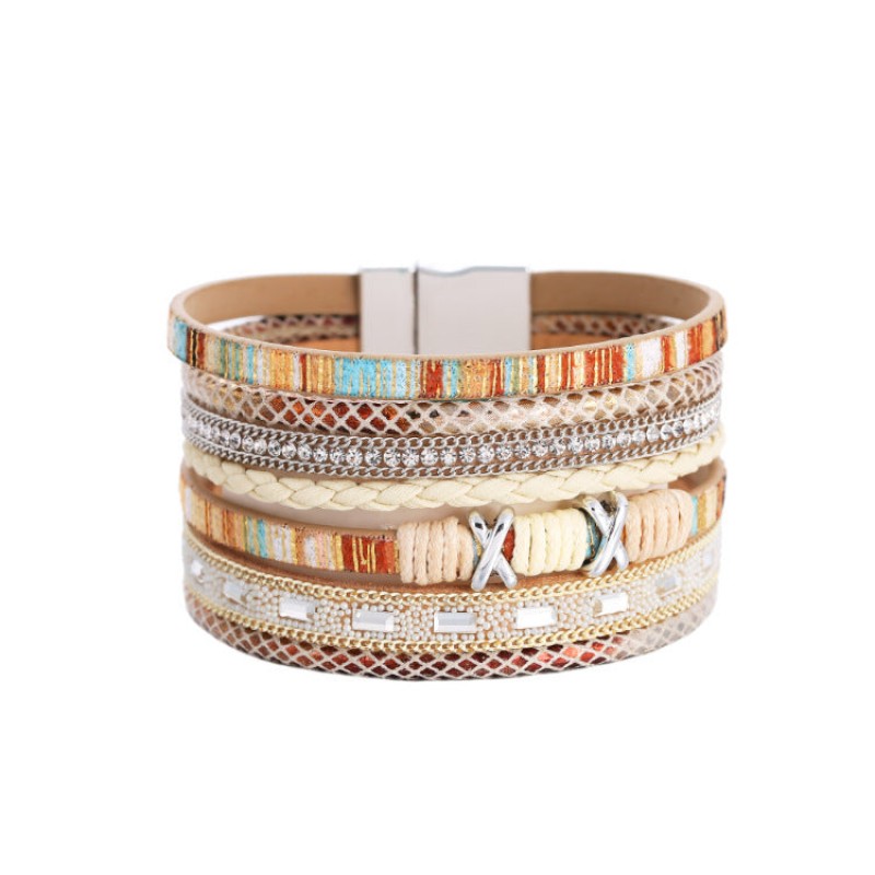 Bohemian Ethnic Style Wide Bracelet