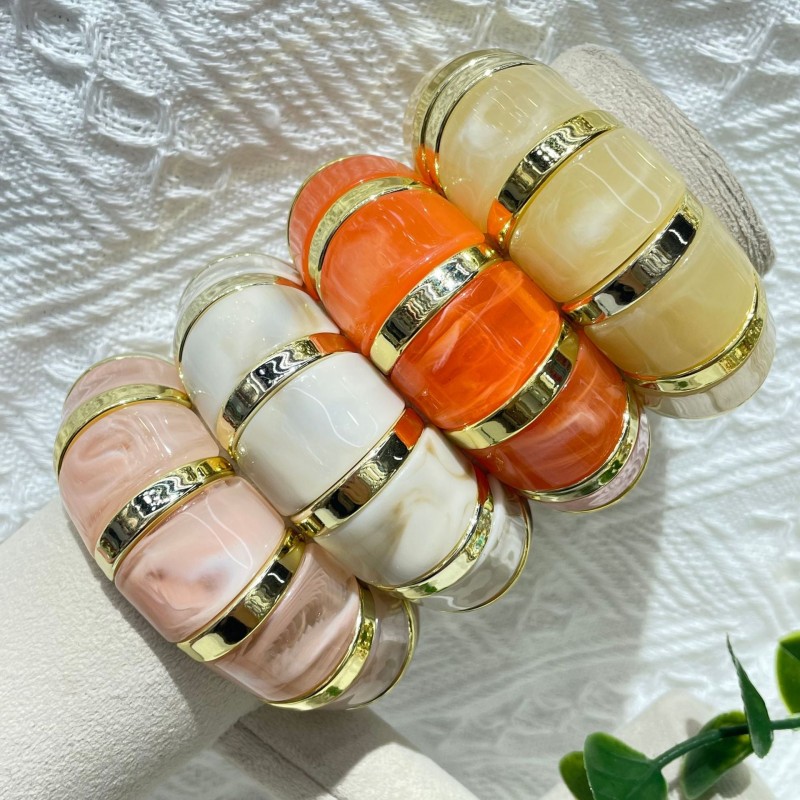 New Acrylic Stamping Rope Simple Maillard Bracelet