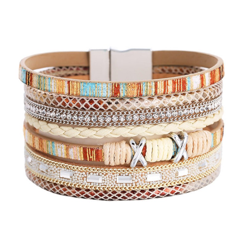 Bohemian Ethnic Style Wide Bracelet