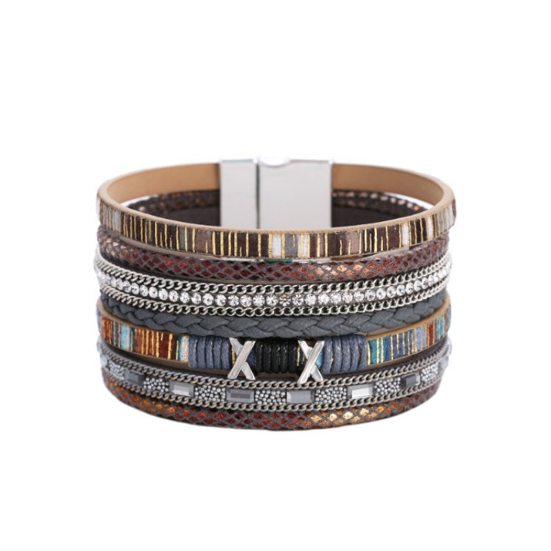 Bohemian Ethnic Style Wide Bracelet