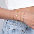 Fashion all-match titanium steel bracelet women's