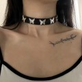 New Retro Butterfly Style Rivet Leather Popular Punk Style