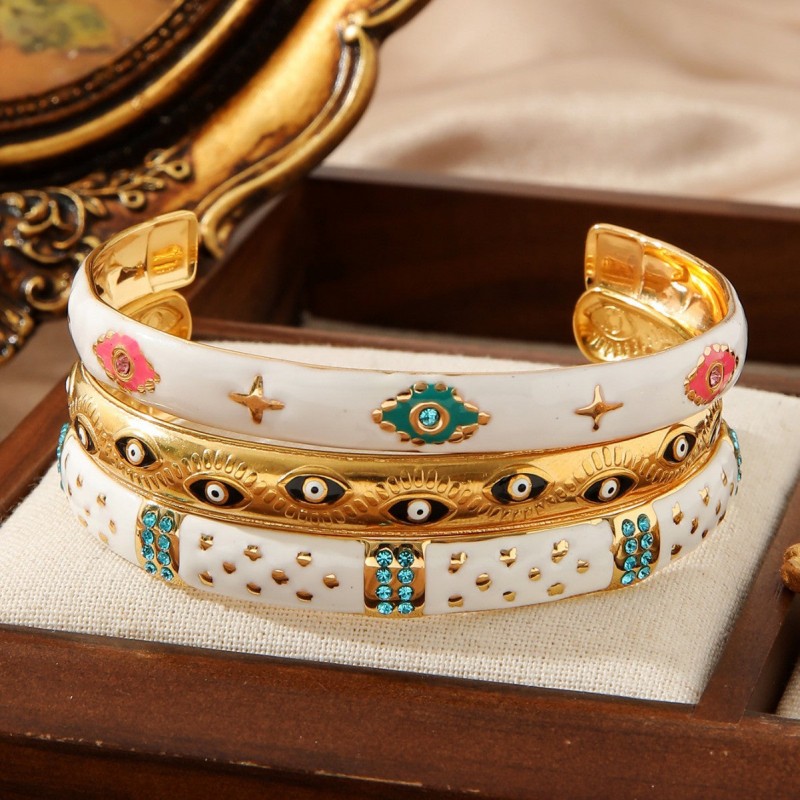 18K Gold Color Explosions Personality Fashion Retro Design B
